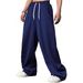 Men's Clothing Foreign Trade American Style Casual Pants, Men's Loose Fitting High Street Style Straight Leg Pants_viptrois.com