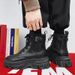 European Warm Series 2025 Martin British Motorcycle High-top Leather Trendy Forest Style All-season Men's Boots Large Size Height-increasing_viptrois.com