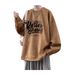 Printed Hoodie Men's New Round Neck Loose Top Chic Trend_viptrois.com