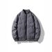 Down Jacket 2025 Winter Youth Trend Stand-up Collar Solid Color White Duck Down Men's 90 Down Jacket_viptrois.com