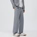 Men's Wide-Leg Wool-Blend Trousers – Relaxed Fit Straight Cut Dress Pants For Fall & Winter Commuting_viptrois.com