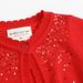 Korean Version Of Sequined Children's One Button Shawl Summer Thin Style Baby Stylish Girl Knitted Cardigan Jacket_viptrois.com