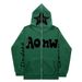 2024 Dark Butterfly Unisex Hoodie Gothic Couple Harajuku Oversized Zipper Sweatshirt_viptrois.com