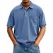 Men's Clothing Lapel Short Sleeve Pullover Casual T Shirt Button Shirt_viptrois.com