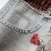 Two-Piece Plaid Patchwork Waistband Denim Flared Men's Ripped 3D Digital Print Vintage Dirty Long Pants_viptrois.com