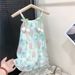 Summer Girls Floral Dress Baby Korean Version Children's Clothing Girl Stylish Tulip Sling Princess Dress Trendy Foreign Trade_viptrois.com