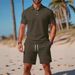 Men's Clothing Summer Casual All Match Suit Two Piece Suit Fashion_viptrois.com