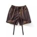 Unisex American Style Wide Leg Shorts For Summer Colorful Loose Fitting Trendy High Street Tie Dye Five Point Beach Shorts For Men_viptrois.com