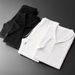 Men's Clothing 24 Summer Ultra-thin Half Sleeve Ice Silk Linen Suit Men's Cotton And Linen Two-piece Suit_viptrois.com