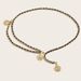 Ins Metal For Women, Adjustable Elastic Thin Waist Accessory With Three Tea Flowers, High-End Feel Pants Chain_viptrois.com