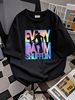 EVERY DAY I'M SHUFFLIN (LMFAO) Party Rock Anthem- Rainbow Holographic , SHIRT Breathable Designer Clothes Stylish Fashion Streetwear Casual_viptrois.com