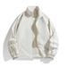 Monochrome Man- Spring And Autumn Striped Color-Block Printed Label Jacket Stand Collar Casual Coat Versatile Sports Clothing Men's Plus_viptrois.com