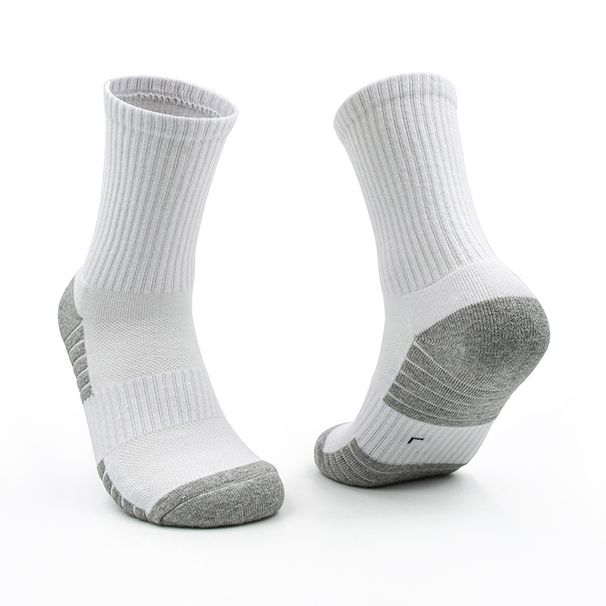 Shoe Accessories Mid Tube Thick Towel Bottom Basketball Socks Sweat Absorbent Breathable Men's Actual Combat Training Long Tube Color Matching Socks_viptrois.com
