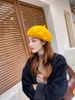 New Korean Version Parent-Child Wool Solid Color Autumn Winter Warm Internet Celebrity Fashion Beret Pumpkin Hat_viptrois.com