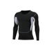 Men's clothing Tight training top for men quick drying high elasticity sports fitness wear long sleeve basketball sweat_viptrois.com