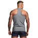 Men's Clothing New Arrival Summer Sports Fitness Breathable Short Sleeved Vertical Striped Vest Men's Elastic Sleeveless Bottoming Shirt_viptrois.com