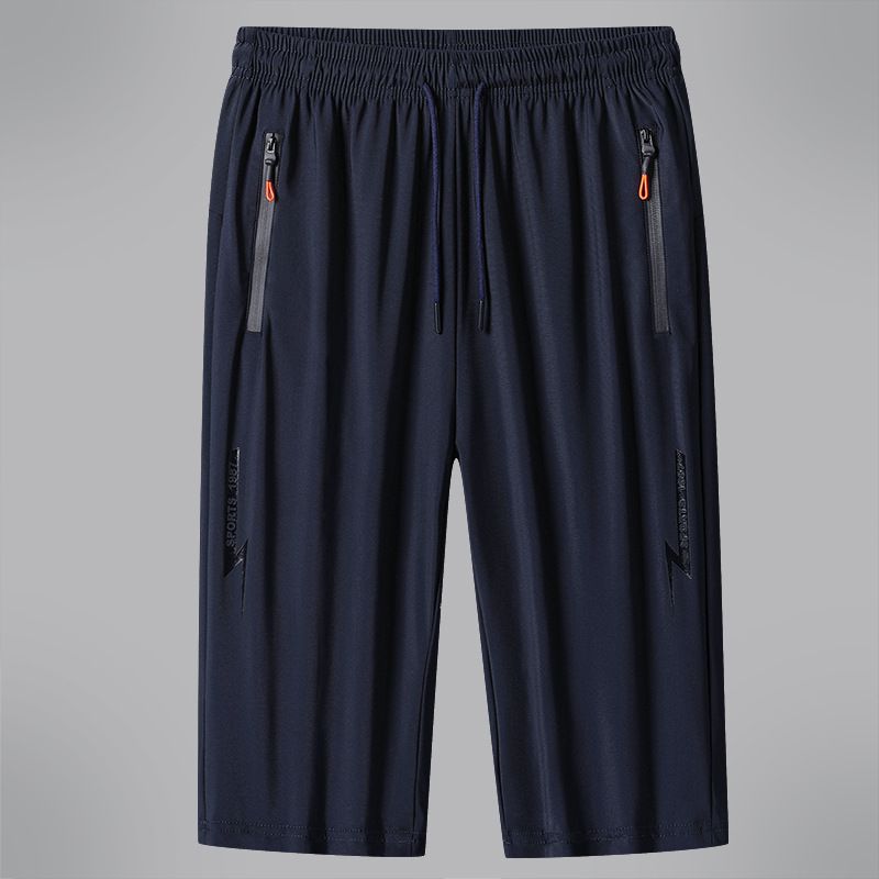 Men's Clothing Ice Silk Nylon Quick Drying Thin Breathable Quick Drying Casual Ice Sense Shorts Men_viptrois.com
