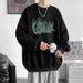 Spring And Autumn 2025 New Clothes American Sweater Men's Crew Neck Long Sleeve Bottom Shirt Pullover Loose Hatless Jacket Tide_viptrois.com