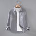 Workwear Shirt Style Jacket Men's Spring And Autumn Loose Autumn Casual Trend Long Sleeved Shirt_viptrois.com