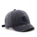 Hat Female Spring And Autumn Personality Washing Old Alphabet Short Brim Baseball Cap Outdoor Sports Men's Sunscreen Shade Cap_viptrois.com