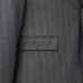 Men's suit striped suit three-piece wedding groom's dress slim small suit business casual formal suit_viptrois.com