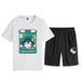Men's Genshin Quick-Drying Sports Suit Men's Short-Sleeved T-Shirt Shorts _viptrois.com