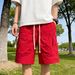 Men's Summer Sports Shorts Trendy Versatile Five Point Casual Loose Workwear Plus Size New American Style_viptrois.com