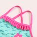 Mother & Kids New Girls One Piece Swimsuit Cute Ruffled Flamingo Baby Girl Comfortable High Elastic High Quality Swimsuit_viptrois.com