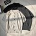 Men's Old Money Style Button Down Knit T-Shirt Trendy Brand Solid Color Casual Short Sleeve Summer Simple Collared Top_viptrois.com