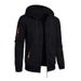 New Men's Sports Fitness Casual Jacquard Sweater Cardigan Hooded Jacket Knitted Cardigan_viptrois.com