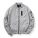 Men's Clothing Men's Aviator Bomber Jacket - Stylish Zip-Up Hooded Coat With Stand Collar, Lightweight & Warm Options In Black, Khaki, Army Green_viptrois.com