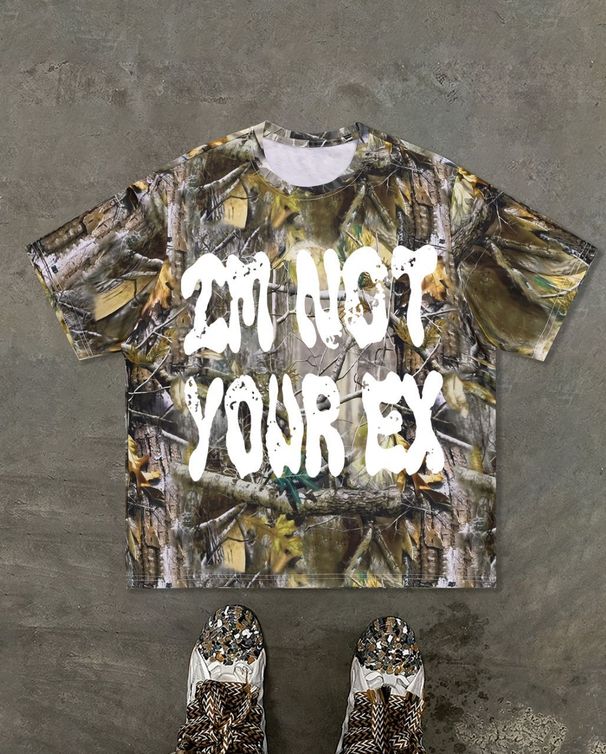 Men's Clothing Simple Fashion Camouflage Print Short Sleeved T Shirt_viptrois.com