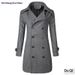 Loom Loom Manufacturer Wholesale M-4XL Export Large Size Men's Double-Breasted Mid-Length Hollow 3D Trench Wool Coat_viptrois.com
