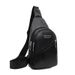 Men's Stylish Crossbody Sling Bag - Waterproof PU Leather, Large Capacity, Adjustable Strap For Travel, Gym & Business (Black, Khaki, Dark Brown)_viptrois.com