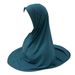 M size is suitable for teenage girls with high-density Tencel hemp chin strap and triangular slimming face headdress_viptrois.com