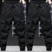 Men's Clothing Loose Youth Popular Casual Pants Overalls Solid Color Nine Point Pants Trendy Leggings Ins_viptrois.com