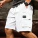Men's Stretch Cargo Shorts – Loose Fit, Multi-Pocket Outdoor & Beach Shorts With Adjustable Waist For Casual & Sports_viptrois.com