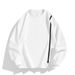 "Unisex Oversized Zip-Slit Sweatshirt – Heavyweight Round Neck Pullover (Black/Grey/Putty, S-3XL)"_viptrois.com