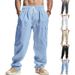 Men's Clothing Four Seasons Thin Breathable Workwear Multi Pocket Loose Casual Trendy Wide Leg Pants_viptrois.com