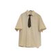 Short Sleeved Workwear Men's Summer Tie, DK Uniform Shirt, Rugged And Handsome, High-end Brand, Trendy Couple, College_viptrois.com