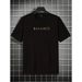 Men's Fashionable Printed Loose Short Sleeve T-Shirt, European Size_viptrois.com