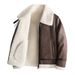 Fur Fur Integrated New Style With Added Thickened Leather Men's Lamb Wool Jacket For Autumn And Winter_viptrois.com