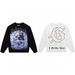 Godspeed Skull Print Cotton Unisex High Street Hip Hop Crew Neck Sweatshirt Long Sleeve Trendy_viptrois.com
