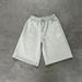 Men's Clothing Trendy Embroidered Double Waist Shorts High Street Design Shorts Loose Versatile Shorts_viptrois.com