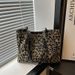 Women's Bag Retro Casual Leopard Print Shoulder Underarm Bag Large Capacity Tote Bag Women's Backpack_viptrois.com