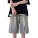 Men's Clothing Summer New American Style Shorts Men's Trendy Brand Design Loose Large Size Sports Casual Shorts Jeans_viptrois.com