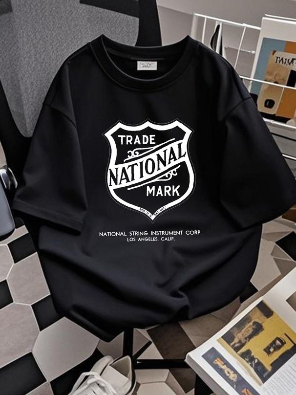 Vintage 1929 National Guitar Shield Classic T-Shir Baseball Cap Snapback Caps Knitted Hat Homme Summer Comfortable Designer Clothes Breathable_viptrois.com