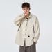 ACU Men's Plaid Workwear Shirt Jacket – Oversized Flannel Shacket For Streetwear & City Boy Aesthetic (Black/Army Green/Beige, M-3XL)_viptrois.com