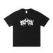 Men's Clothing 230G100% Cotton T Shirt Trendy Brand Dark Style Letter Printing Rock Style Men's Pullover_viptrois.com