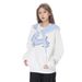 College Pattern Lace-up Cartoon Hoodie Unisex Trendy Brand Vibe Style Loose Pullover Sweatshirt_viptrois.com